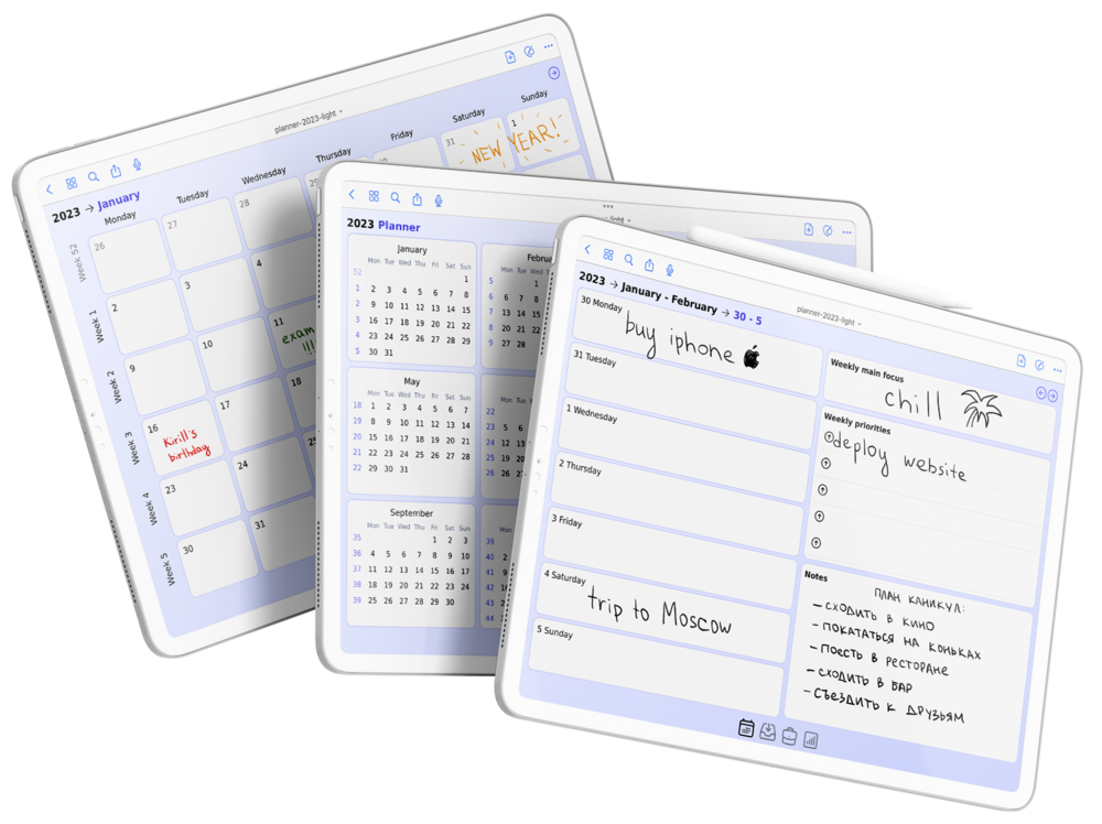 GoodNotes Planner